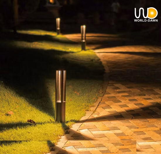 Paletti luminosi a LED per passerelle per esterni da giardino paesaggistici moderni e intelligenti da 10 W